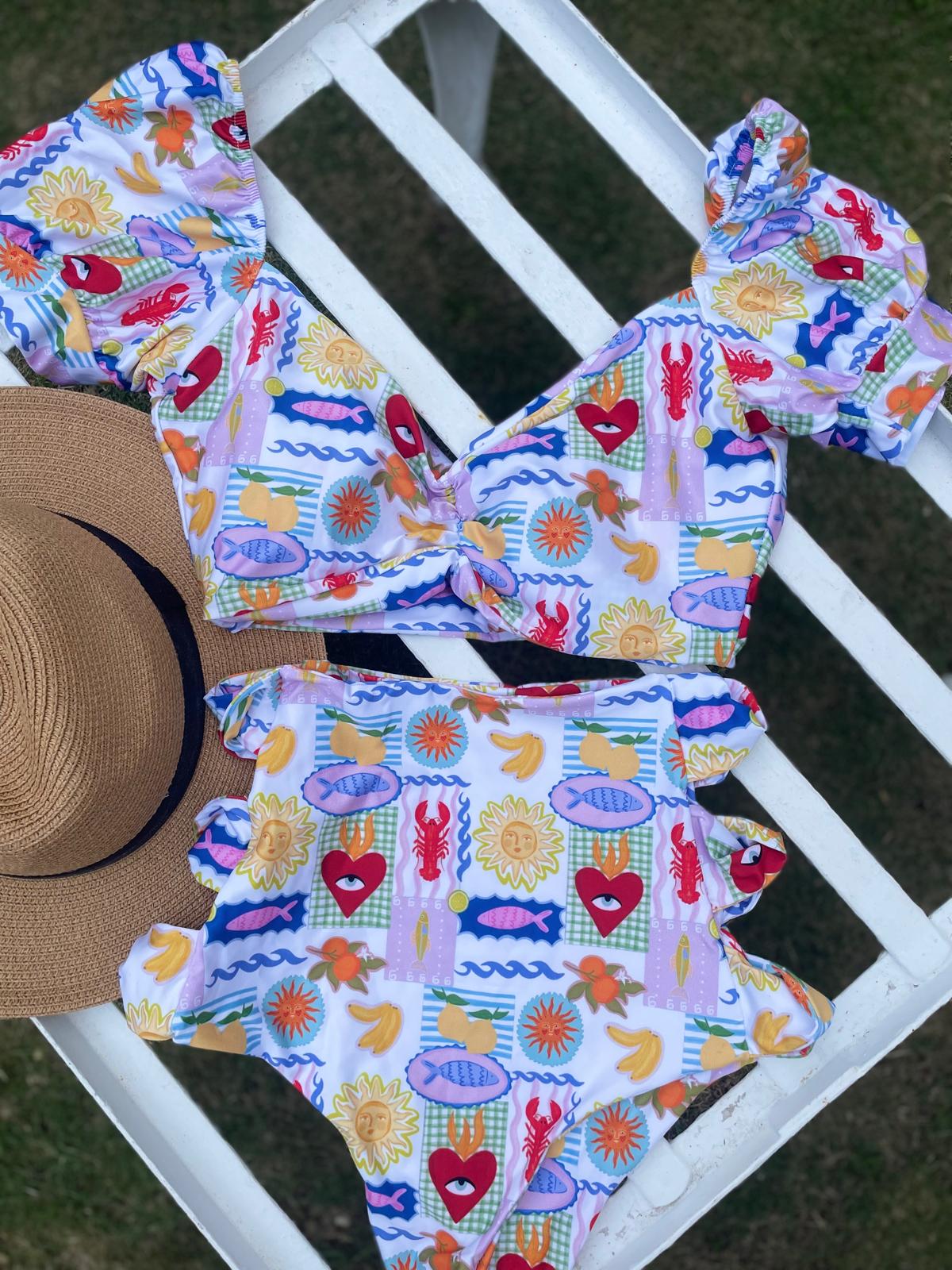 Two Piece, High Waist,Isla Bonita Swimsuits